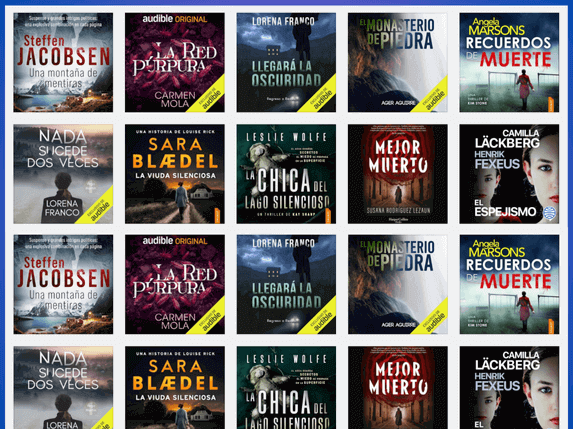 Los mejores audiolibros de novela negra y policiaca del 2024